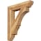 Ekena Millwork Balboa Slat Rough Sawn Bracket, Western Red Cedar, 4"W x 22"D x 26"H BKT04X22X26BOA06RWR - alternate 1
